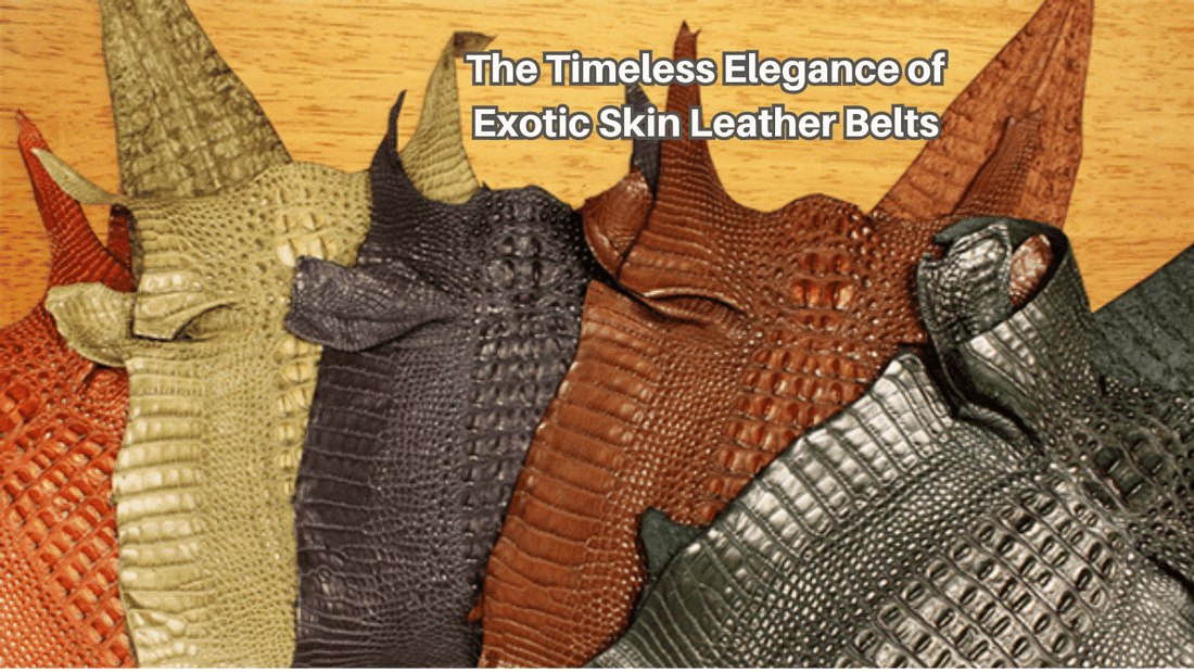 Unraveling the Exotic Allure: The Timeless Elegance of Exotic Skin Leather Belts
