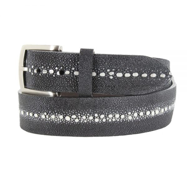 Exotic Stingray Skin Leather Belt