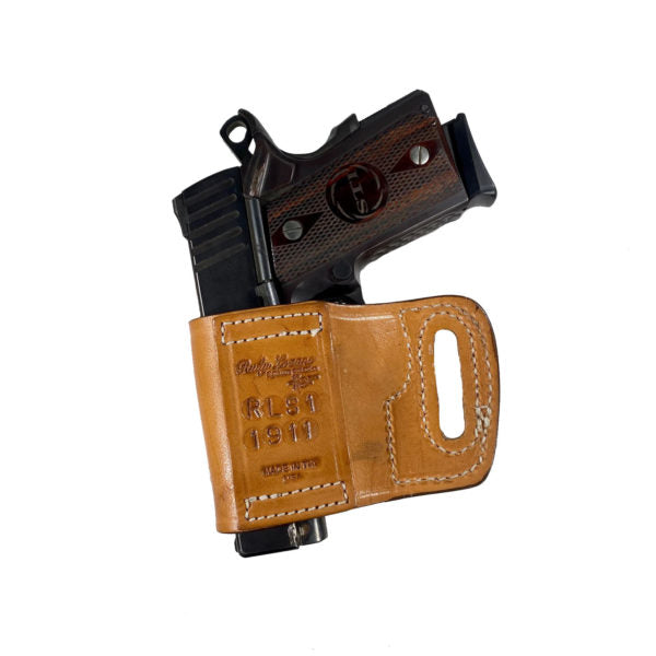 Belt Slide Leather Gun Holster – RLS1